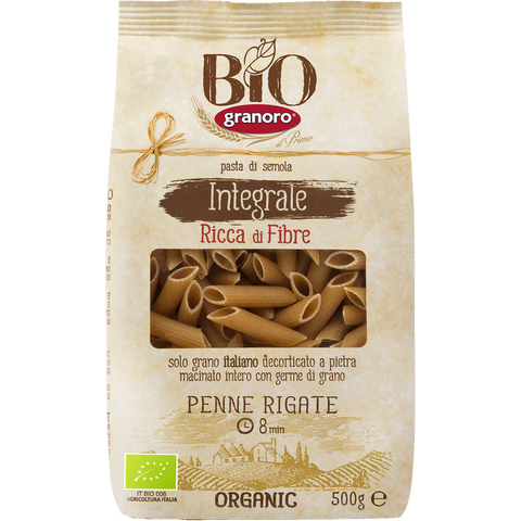 Penne Rigate Bio Integrale 500g Granoro
